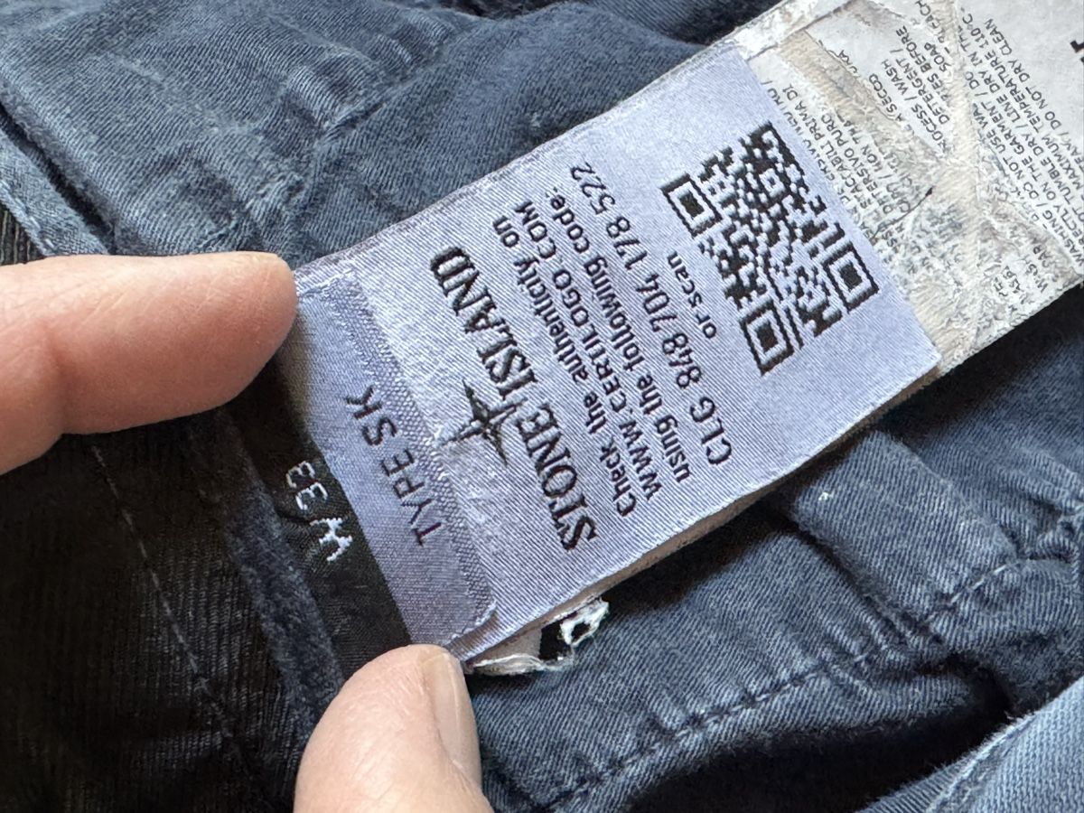 Stone Island Pantaloni: Stone Island Pants - Size 33 - Slim Fit – Usato da Ponte Capriasca venduto da lev002s 6
