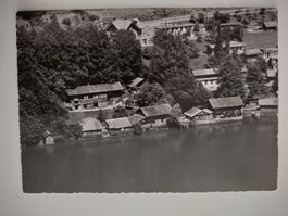 Pfäffikon, Seelandschaft um 1950? Aerofoto.