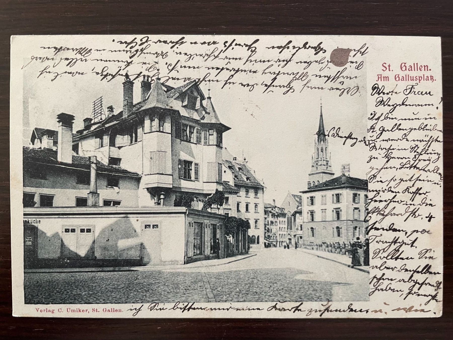 Cartes postales: ST. GALLEN Gallusplatz, 2 Ansichtskarten – D'occasion à Wald ZH par TLILEF 1