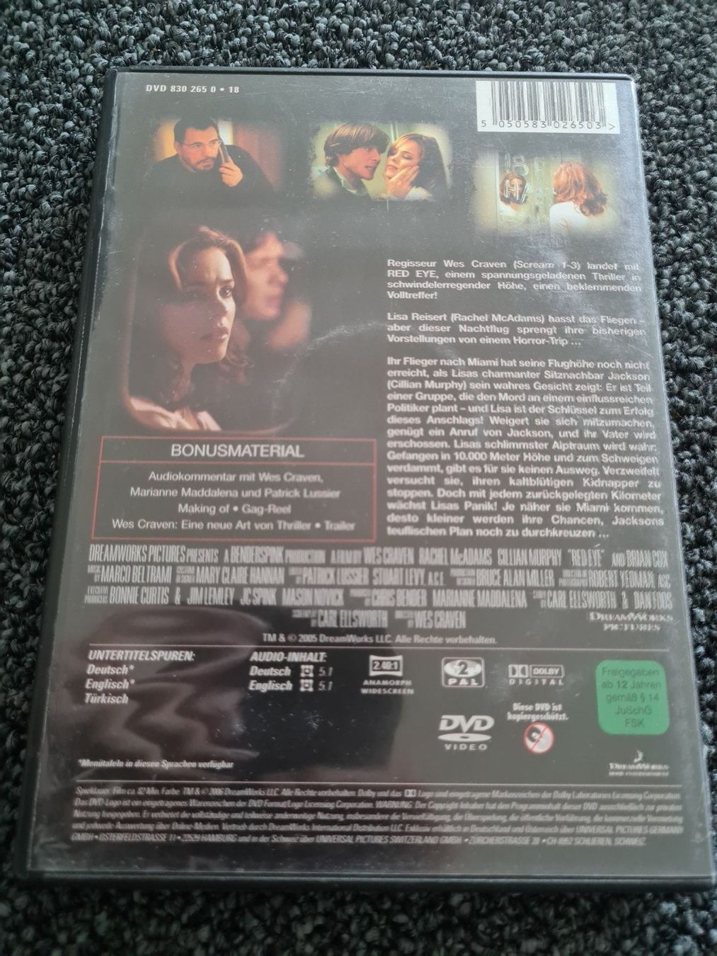 Tutti i DVDs: RED EYE(7883) – Usato da Ruswil venduto da Ruck.Zuck. 1