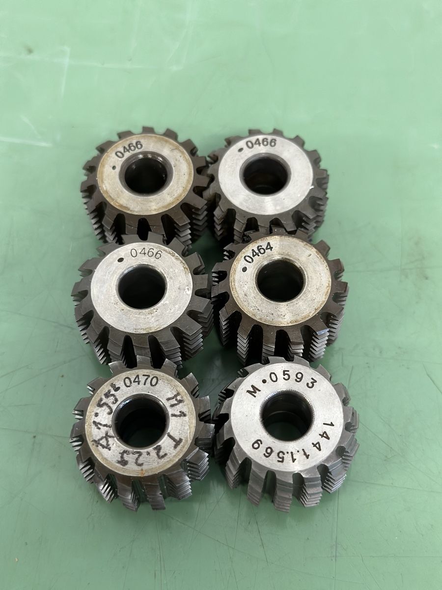 Tutti gli attrezzi: 6x Mikron HSS gear cutting modules. – Nuovo e nell'imballaggio originale da Aarberg venduto da SNMachines