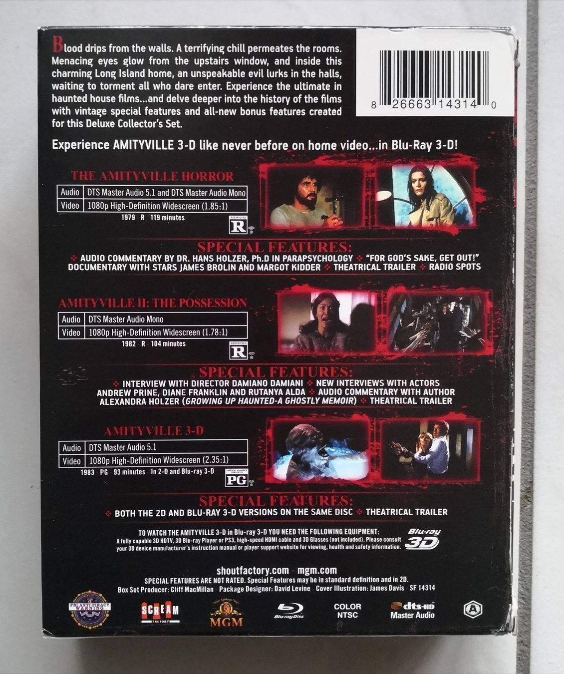 Tutti i DVDs: US Blu-Ray - Amityville Horror Trilogy – Usato da Ueberstorf venduto da Movieman83 2