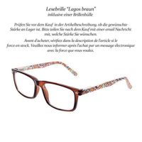 Lesebrille Lagos braun +1.0 +1.5