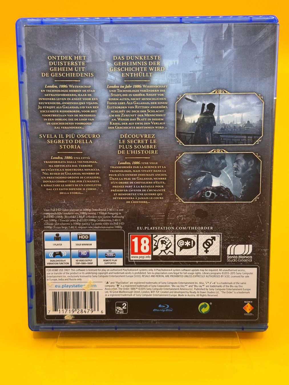 Sony Giochi: The Order 1886 PS4 – Usato da Oberwil b. Zug venduto da silver2024 1