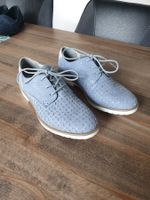 Halbschuh Merry Scott Gr. 38, hellblau/jeansblau