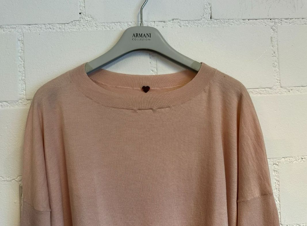 Marc Cain Maglioni & Felpe: Marc Cain: wunderschöner Rosa/lachs wollpullover, top  M – Usato da Aesch BL venduto da shuja01 4