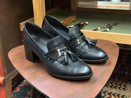 Geox Damenschuhe Mokassins Pumps Schwarz