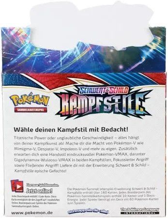 Pokémon Carte collezionabili: Pokémon Kampfstile Booster Display – Nuovo e nell'imballaggio originale da Matzendorf venduto da SwissMagicKarten 1