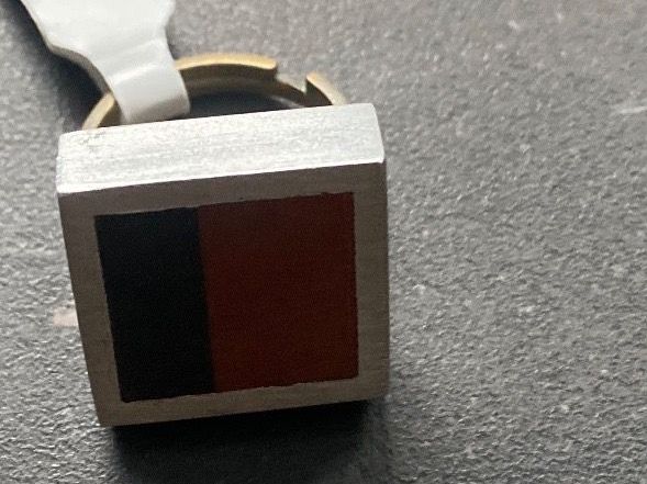 Anelli: RING / FINGERRING silberig /flexibler Durchmesser / Unikat – Usato da Frauenfeld venduto da Boldi46 1
