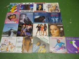 17 x Singles Vinyl 7" -  80s Italo Disco Pop