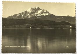 LUZERN Wagnerhaus und Pilatus