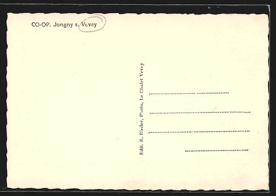 Cartoline postali: Jongny s. Vevey, Innenansicht Restaurant – Usato da Berlin venduto da bartko-reher 1