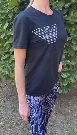 T-shirt Armani Jeans nera,tg M/L👌cotone-👌per l’estate