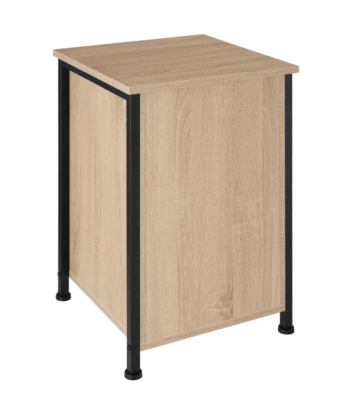 Comodini: neuer Nachttisch Industrial Holz hell, Eiche Sonoma – Nuovo e nell'imballaggio originale da Necker venduto da liq24 6