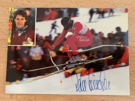 Autogrammkarte Peter Lüscher Ski Gesamtweltcupsieger 78/79