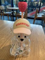 Ab 1 Frs Starbucks Summer 26 Glass Cup Bearista Teddybär OVP