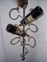 Weinregal hängend aus Metall schwarz