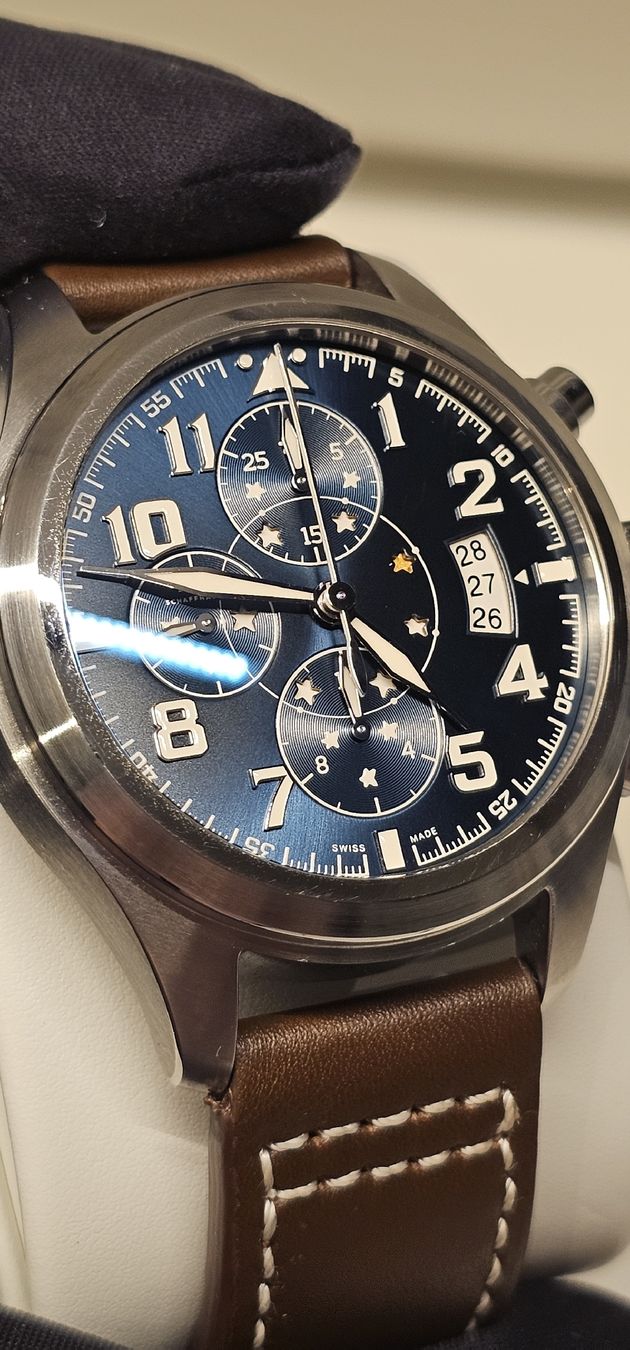 IWC Orologi: IWC Pilot's Double Chronograph Le Petit Prince – Usato da Basel venduto da TimelessWanderer