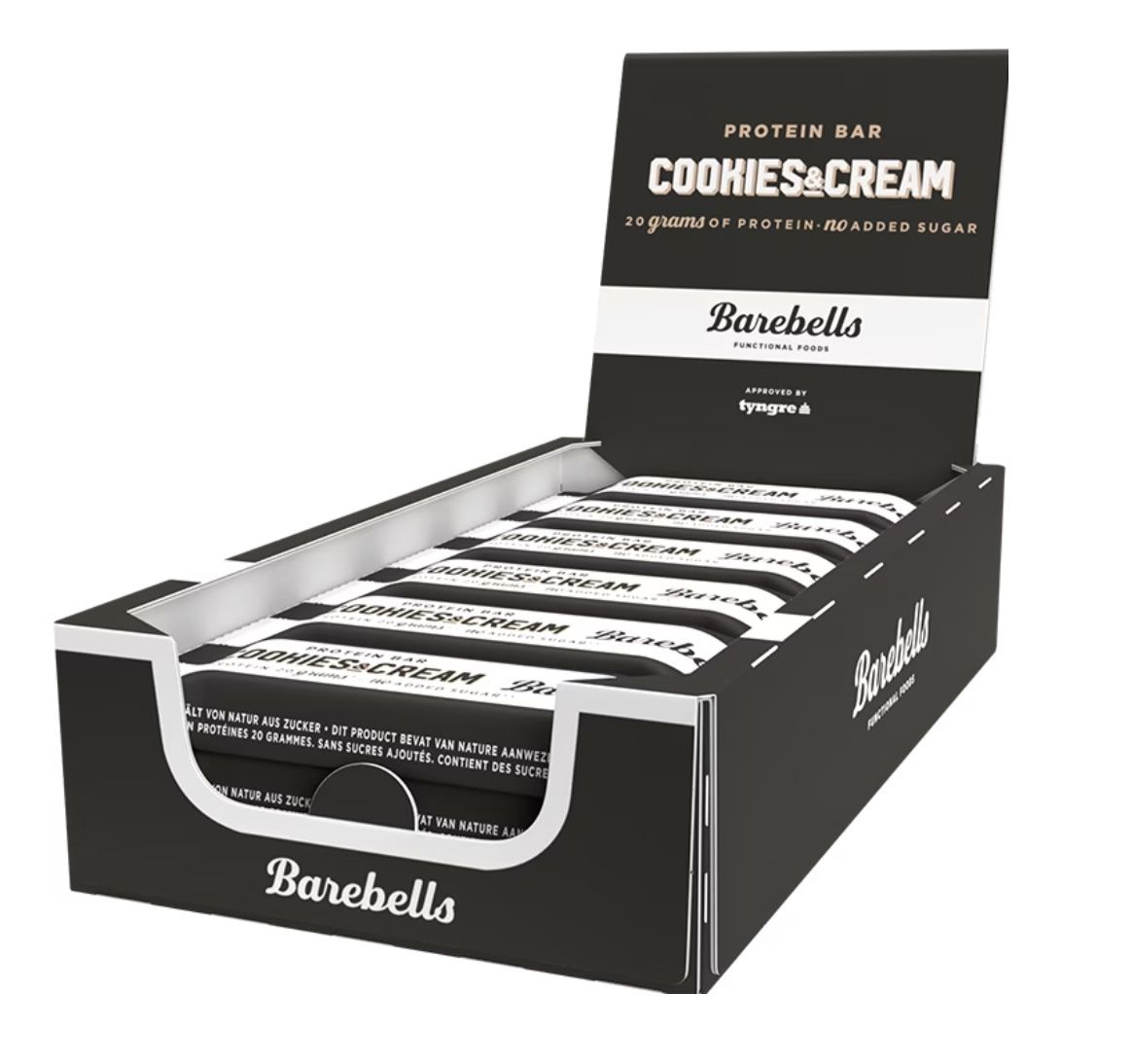 Nocco Cibi & Specialità: Barebells Protein Cookies and Cream – Nuovo e nell'imballaggio originale da Bazenheid venduto da Vita_Kampfsport