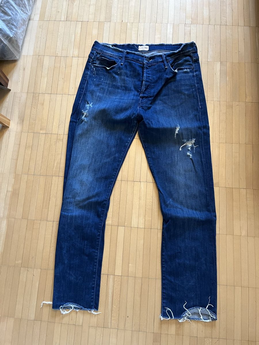 Jeans: Mother Jeans Gr.29, Frühlingslook mit destroyed Elementen – Usato da Wädenswil venduto da Gilmored83