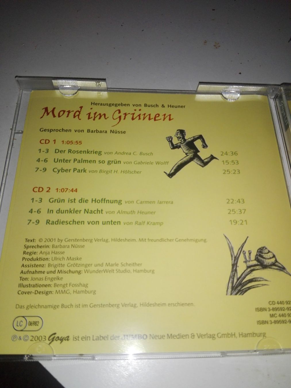 Audiolibri: Mord im Grünen                           (2-CD's) – Usato da St.Gallen venduto da elk2023 2