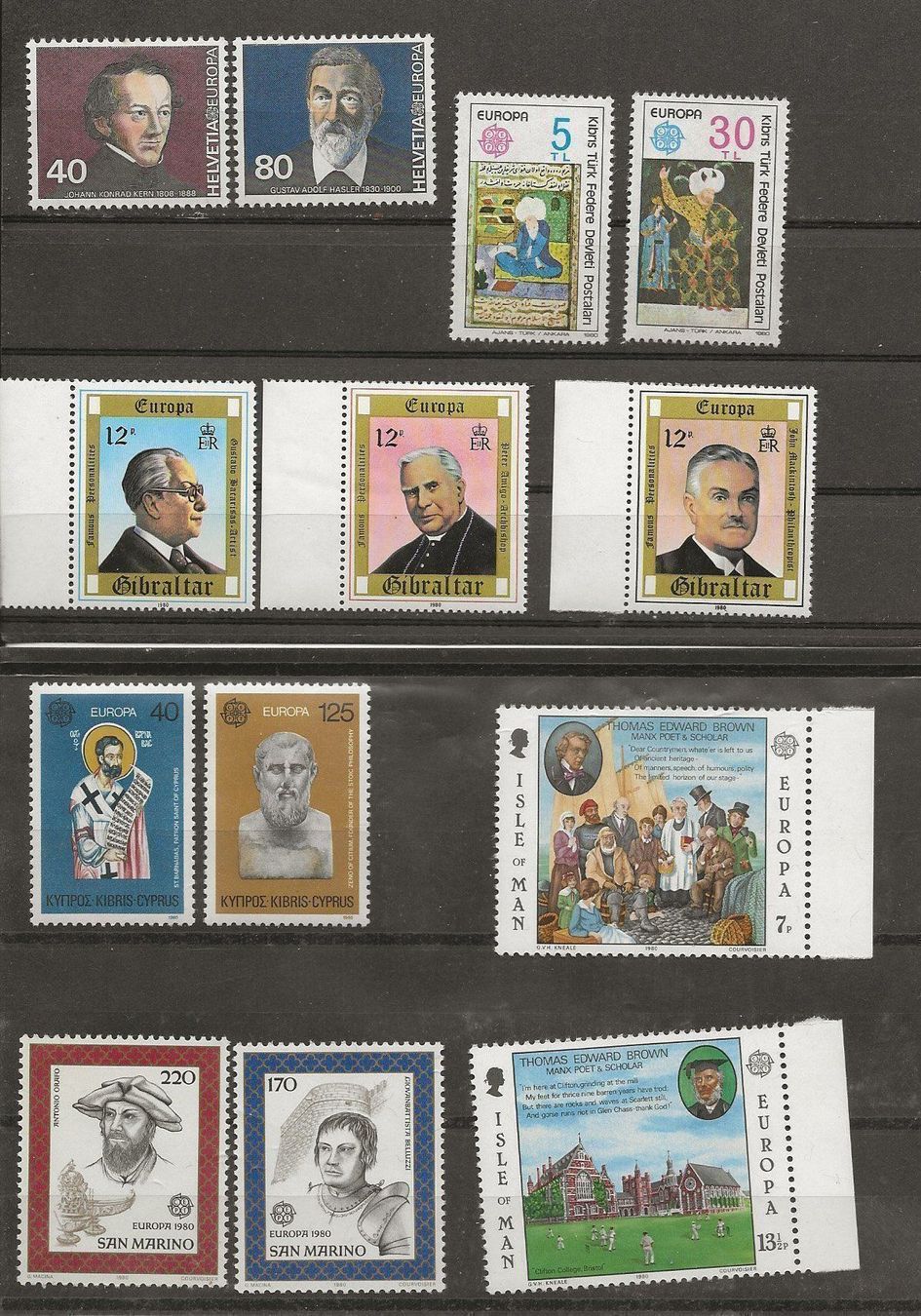 Tutti i francobolli: Europa Tous les pays 1980 ** – Nuovo (secondo la descrizione) da Sion venduto da PierreP01 3