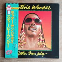 Stevie Wonder ‎– Hotter Than July LP JAPAN-1980 1st NM/VG+