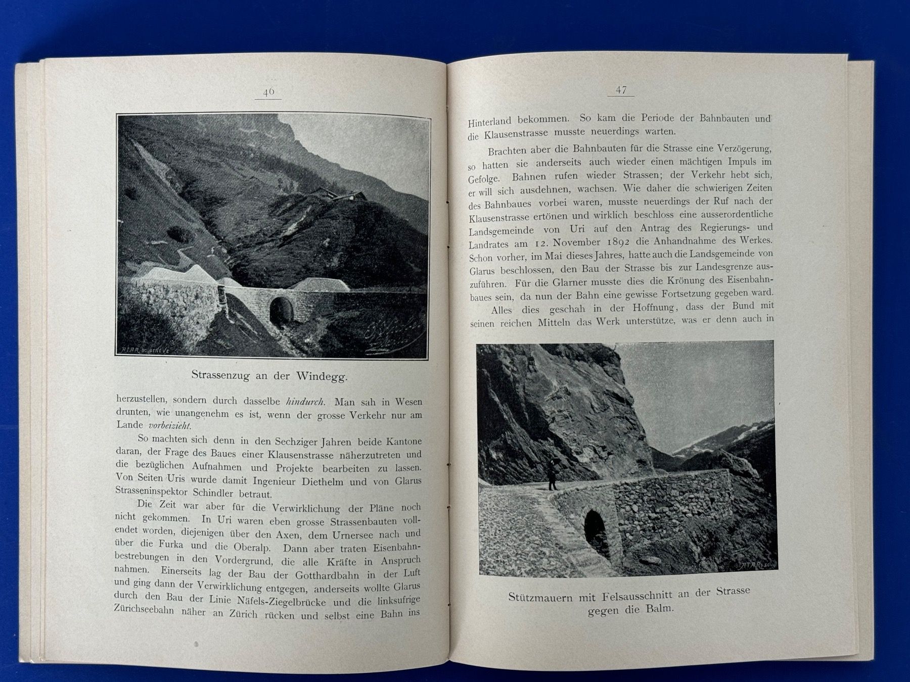Libri: Becker - Über den Klausen. 1900 – Usato da Adliswil venduto da buch_und_kunst 1