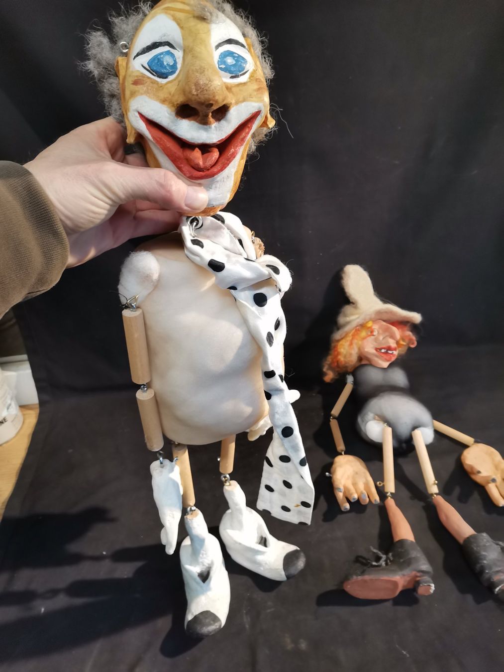 Bambole: Marionette, grosse Marionette, Spielzeug, – Usato da Wiedlisbach venduto da materialkreislauf 5