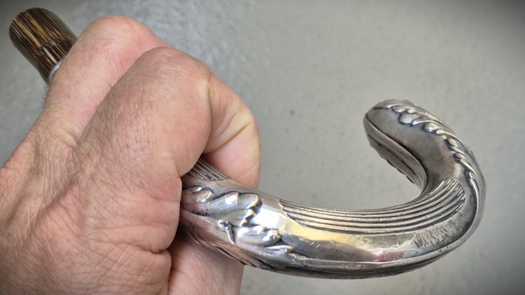 Sonstige Antiquitäten & Kunst: Spazierstock-Griff aus Silber 800 – Gebraucht aus Zürich von brinkosos 5