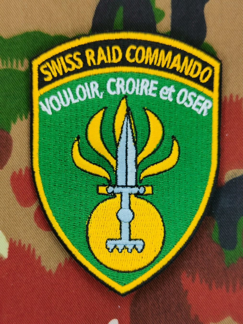 Armée suisse Plaquettes & Badges: Verbandsabzeichen SWISS RAID COMMANDO – D'occasion à Bauma par SwissMilitaria