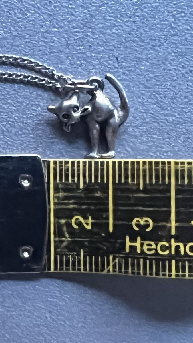 Ciondoli: Wunderschönes Silber  Kätzchen mit Kette  – Usato da Laufen venduto da Futuremarket 5