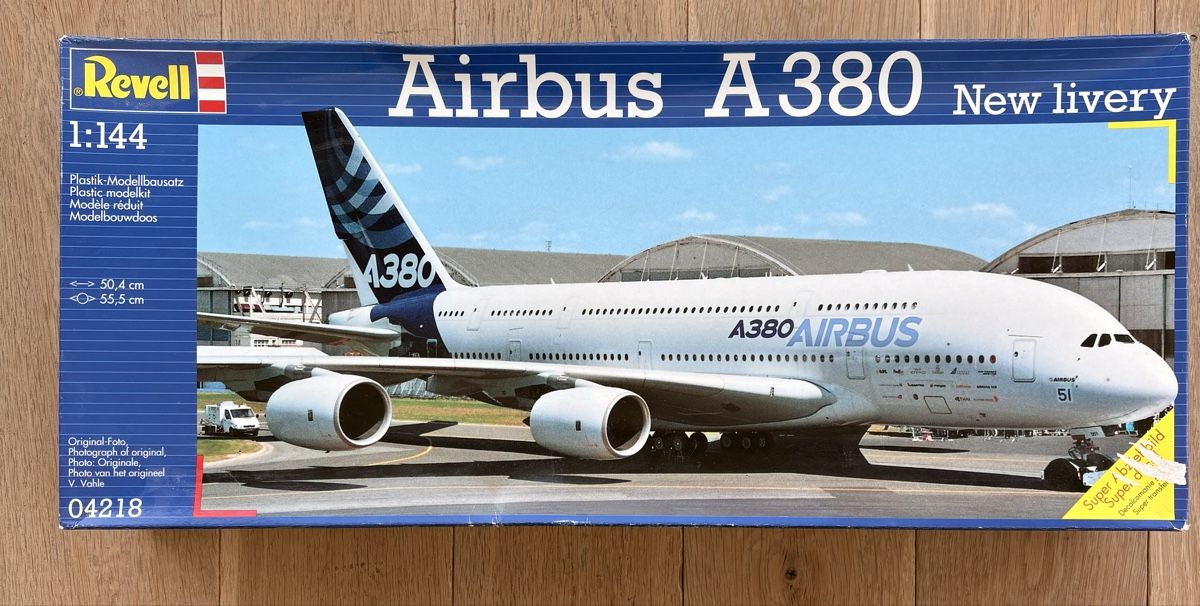 Revell Kit di modellismo & Modellini statici: Airbus A 380 Modellbau 1:144 – Nuovo e nell'imballaggio originale da Stäfa venduto da jgw007