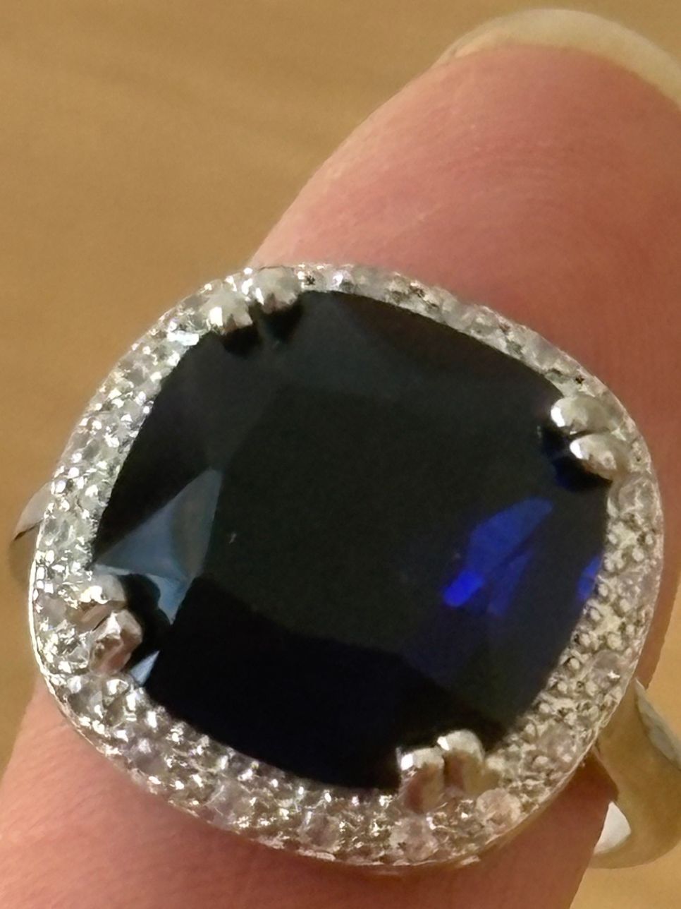 Bagues: Luxus Elegante Solitär gr: 19:9 Ring Farbe: Silver – Neuf (Voir description) à Biel-Bienne par Roserosse13 6