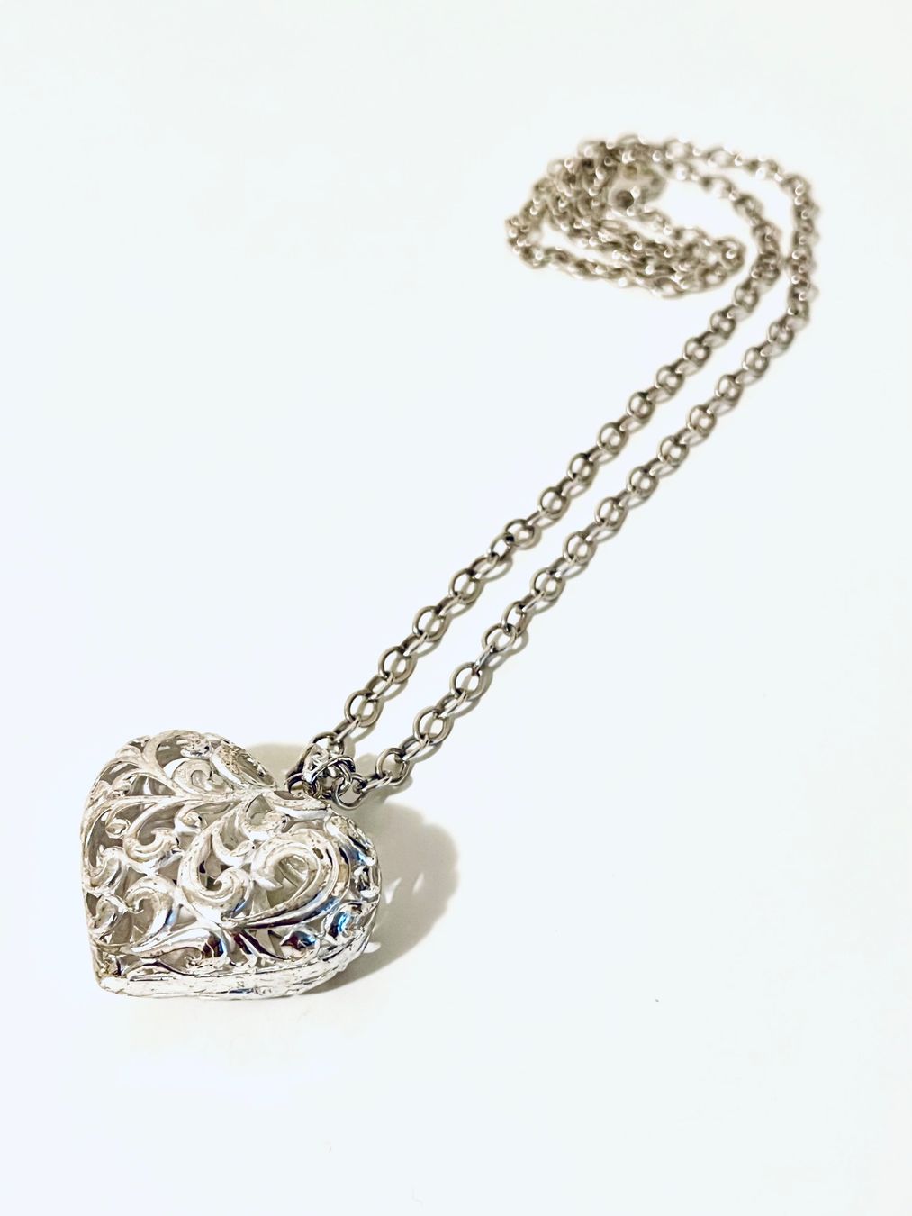 Colliers: Sterling Silber Herz Anhänger Kette – Neuf avec emballage d'origine à Rüschlikon par topswissvintage 4