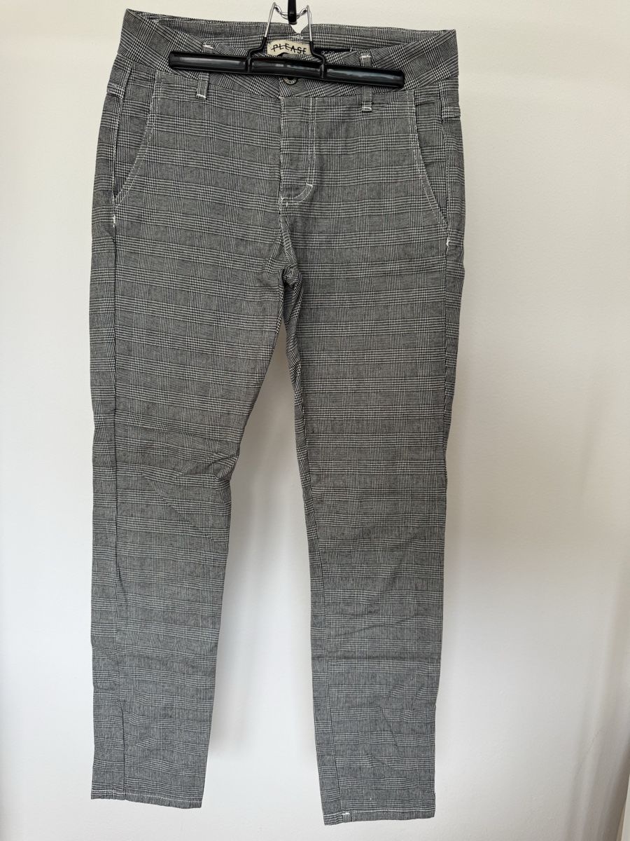 Please Jeans Pantaloni: Please Hose, Gr. XS, Grau/Schwar – Usato da Kriens venduto da MeinKleiderschrank 1