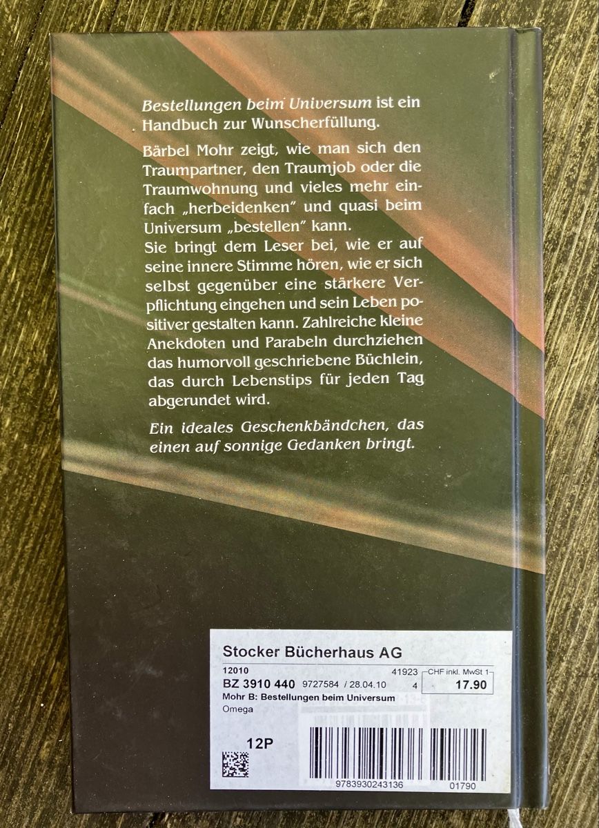 Libri: Bestellungen beim Universum – Nuovo (secondo la descrizione) da Buchs AG venduto da Allerleis 1