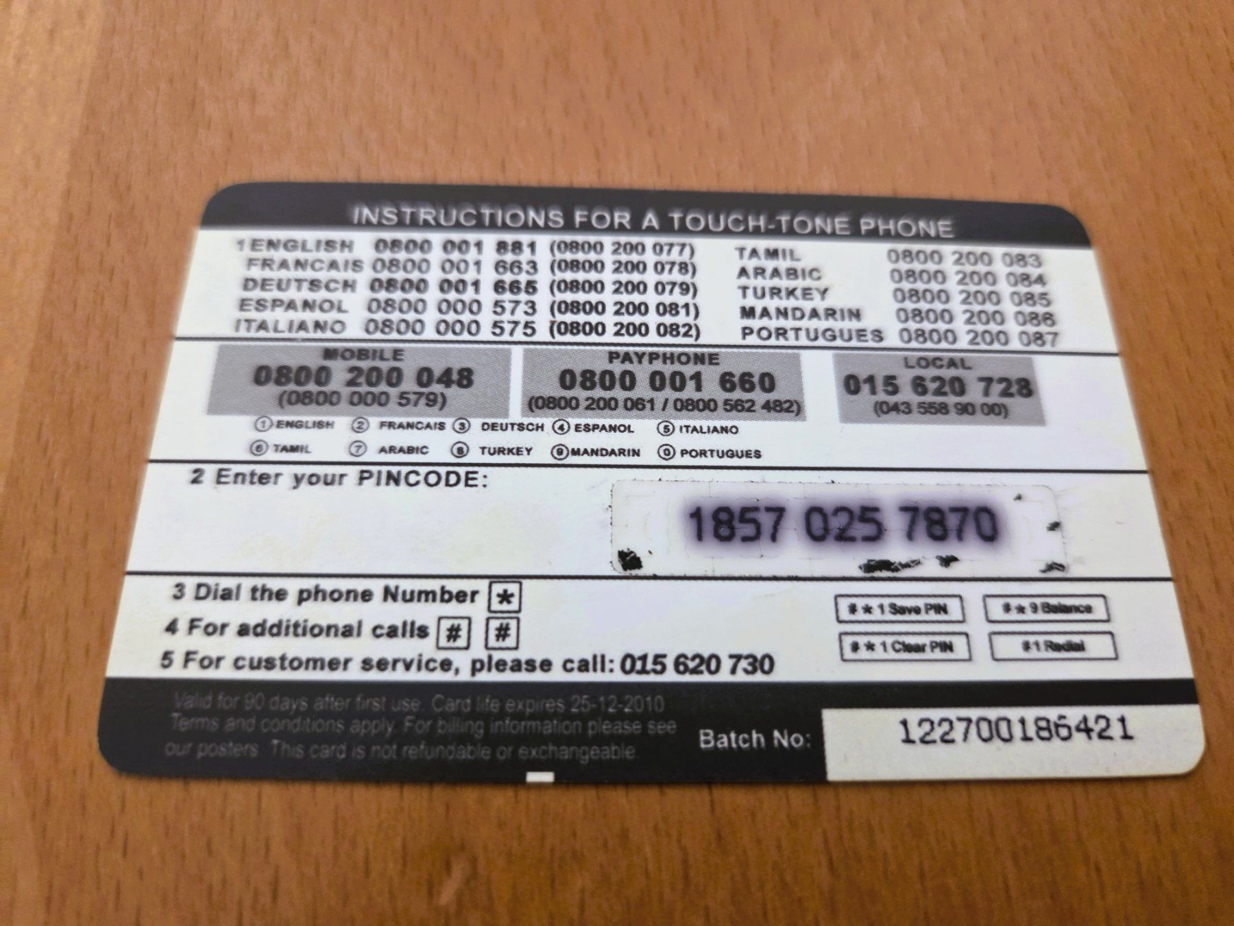 Schede telefoniche: PREPAID - SCHWEIZ – Usato da Brüttisellen venduto da Nighttrain 1