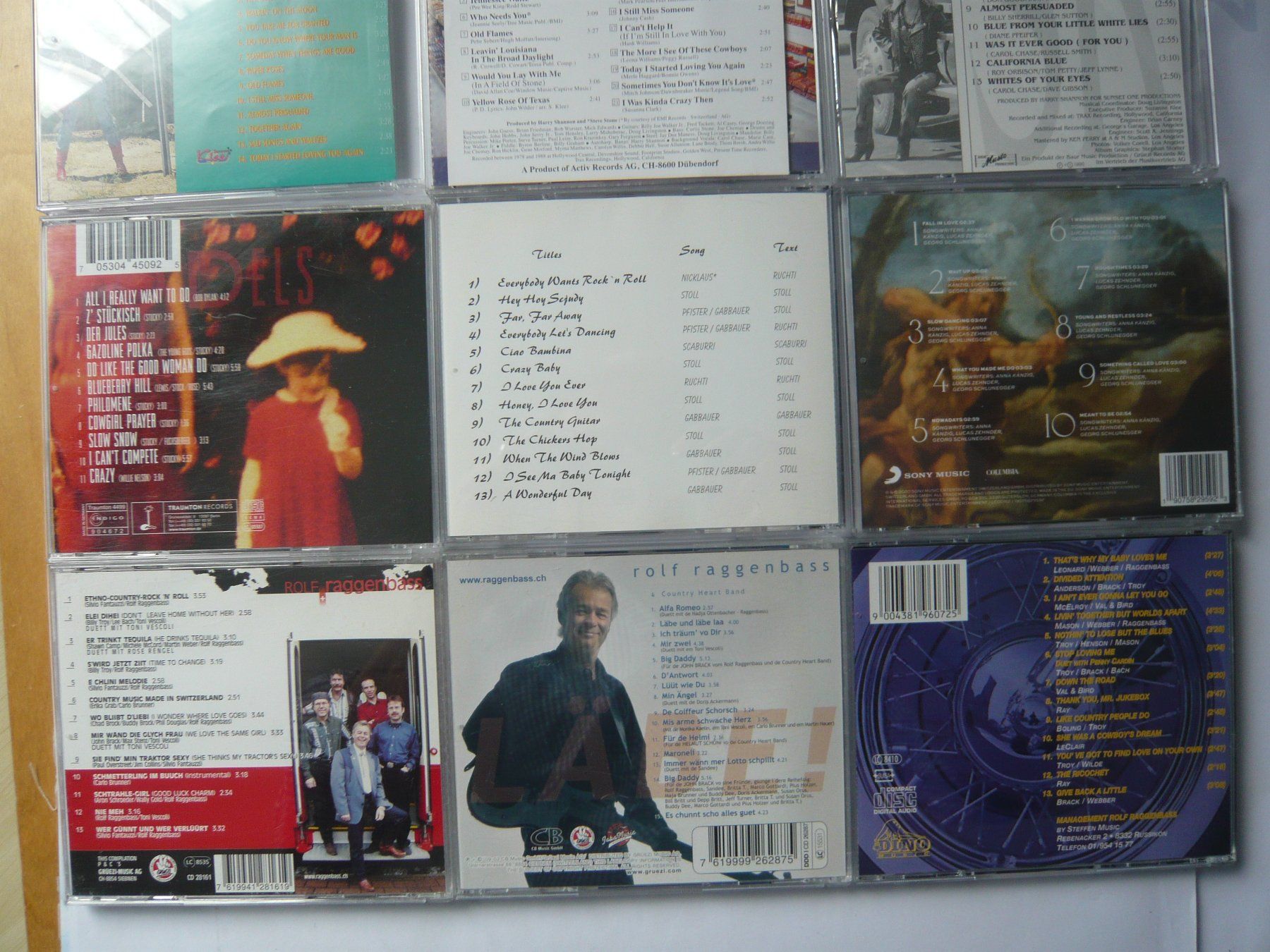 CD: 9 CD Sammlung Schweizer Country – Usato da Winterthur venduto da Cajun 4