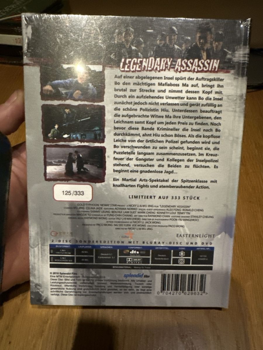 Tutti i DVDs: Legendary Assassin Mediabook, OVP – Nuovo e nell'imballaggio originale da Benken ZH venduto da Audi-erich 1
