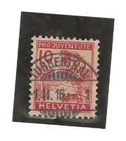 TURBENTHAL 01.02.16 auf Zu#J3 Mi#129 Vollstempel [2B12]