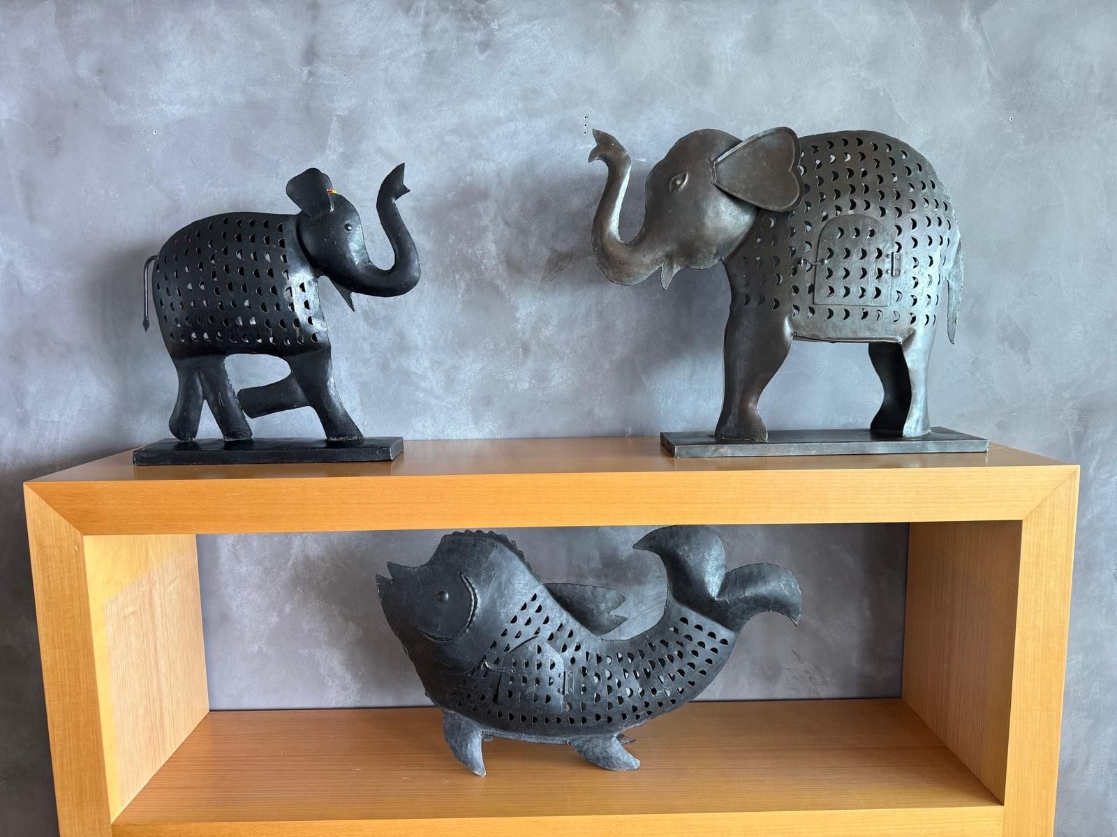 Portacandele: Handmade Painted metal candle holders – Usato da La Conversion venduto da chi_td5v