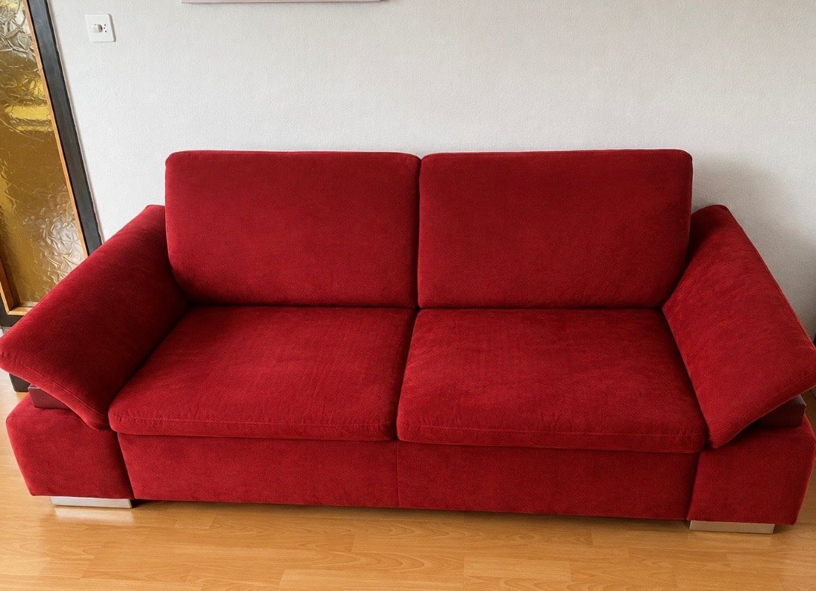 Sofas: Sofa rot – D'occasion à Trimbach par ClaudioM03