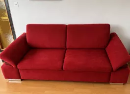 Sofa rot TOP ZUSTAND MUSS WEG BIS AM 18. SEPTEMBER