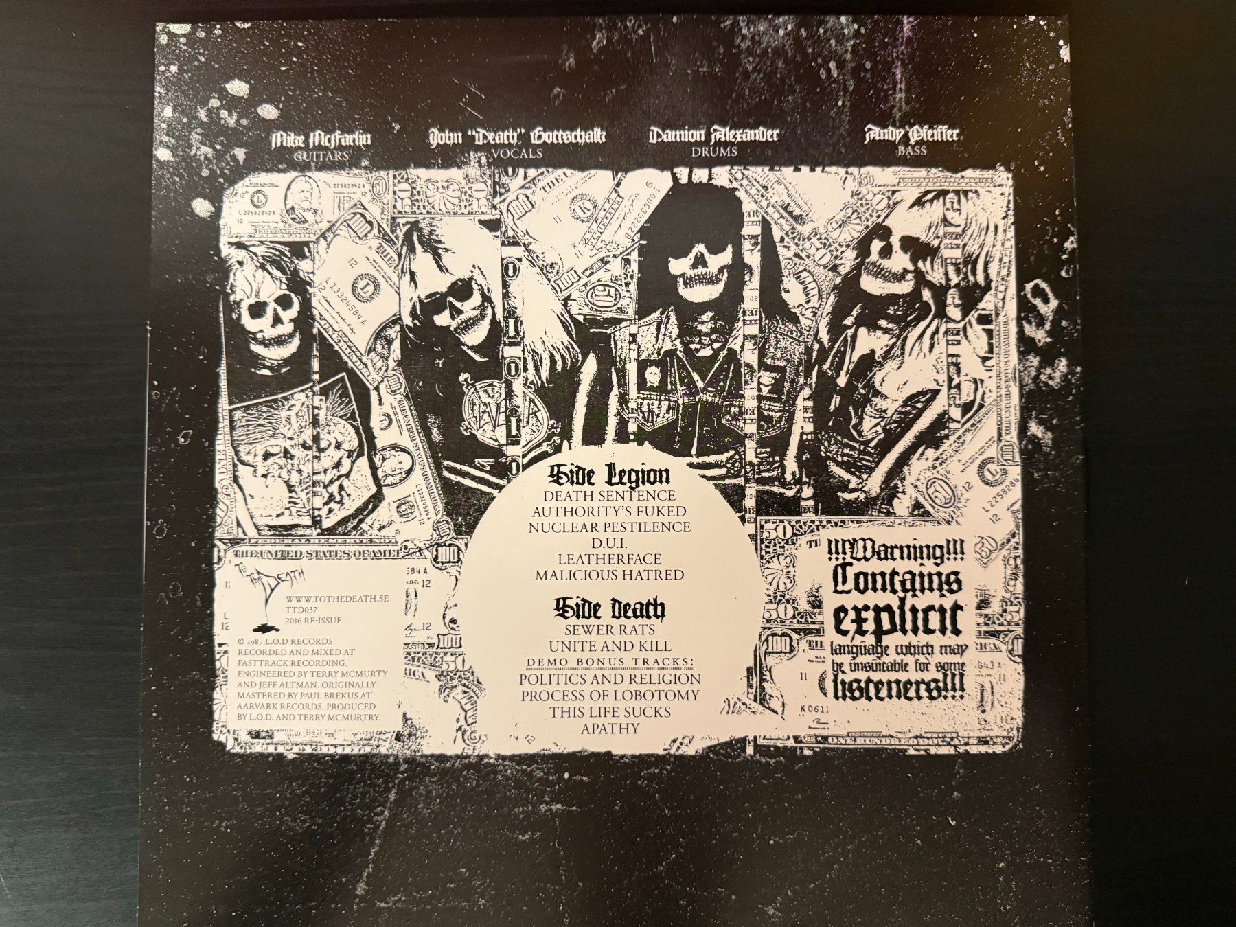 Legion Of Death – Legion Of Death [LP SWE 2016] | Kaufen auf Ricardo