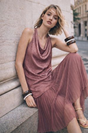 ZARA Maxikleid Midikleid Sommerkleid Kleid M (38) NEU 79.90