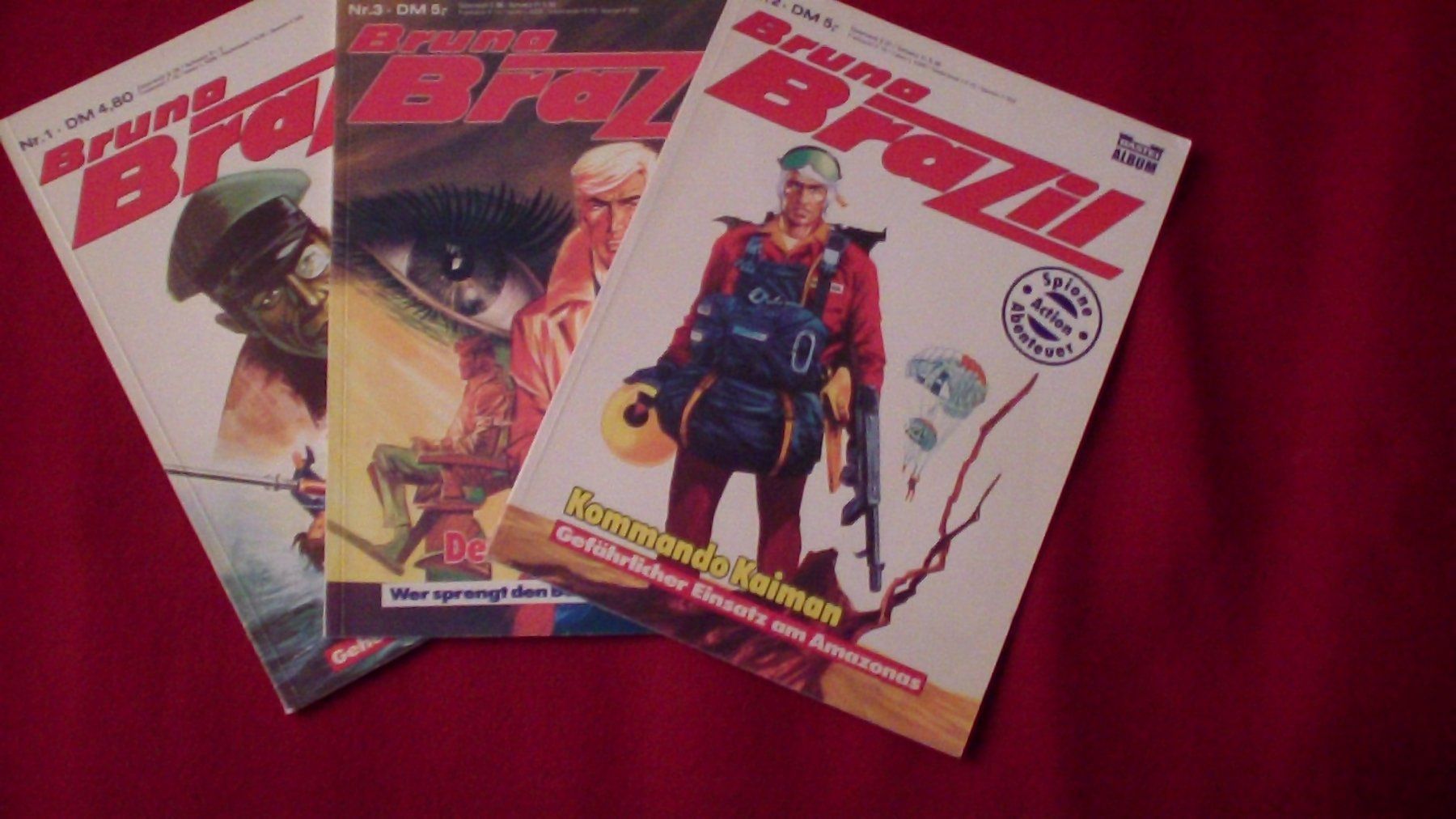 Fumetti: 3 X BRUNO BRAZIL BASTEI NR.1-3 – Usato da Volketswil venduto da nemo2000