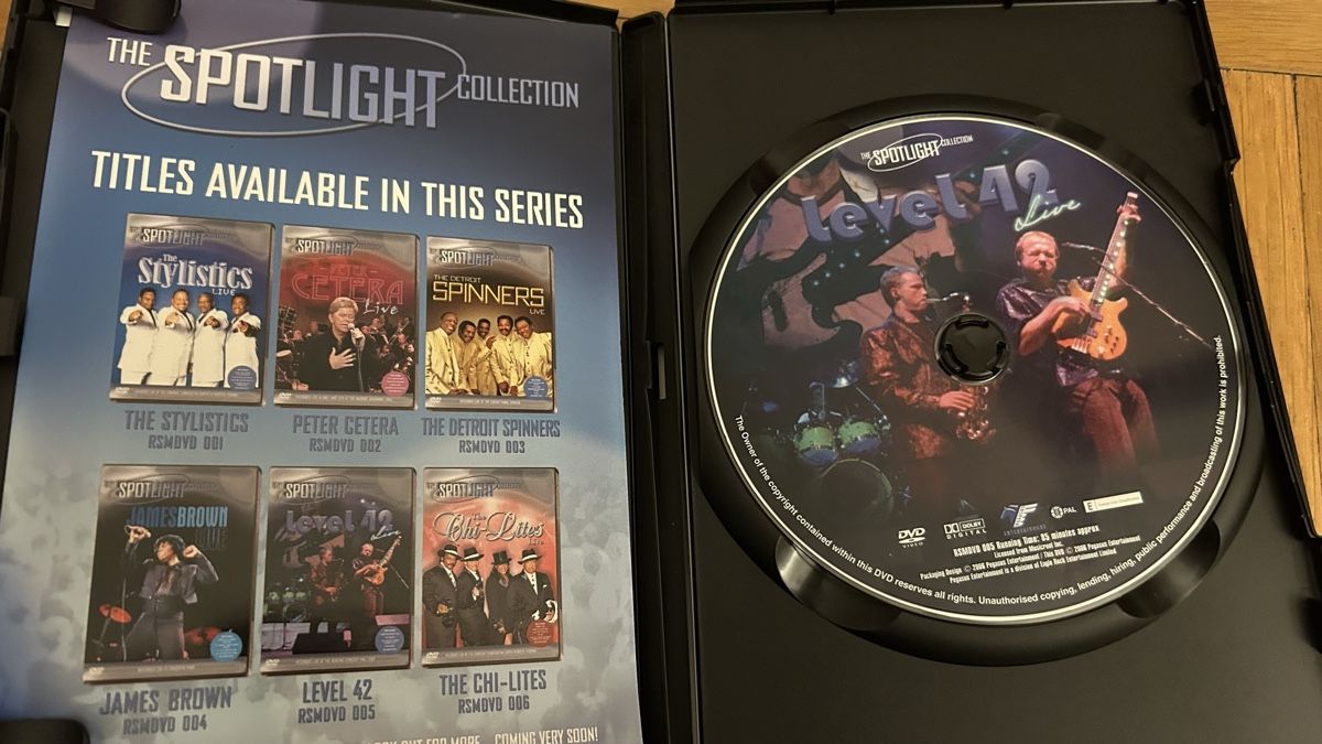 Tutti i DVDs: Level 42 DVD – Usato da Lugano venduto da bad_2t9b 2