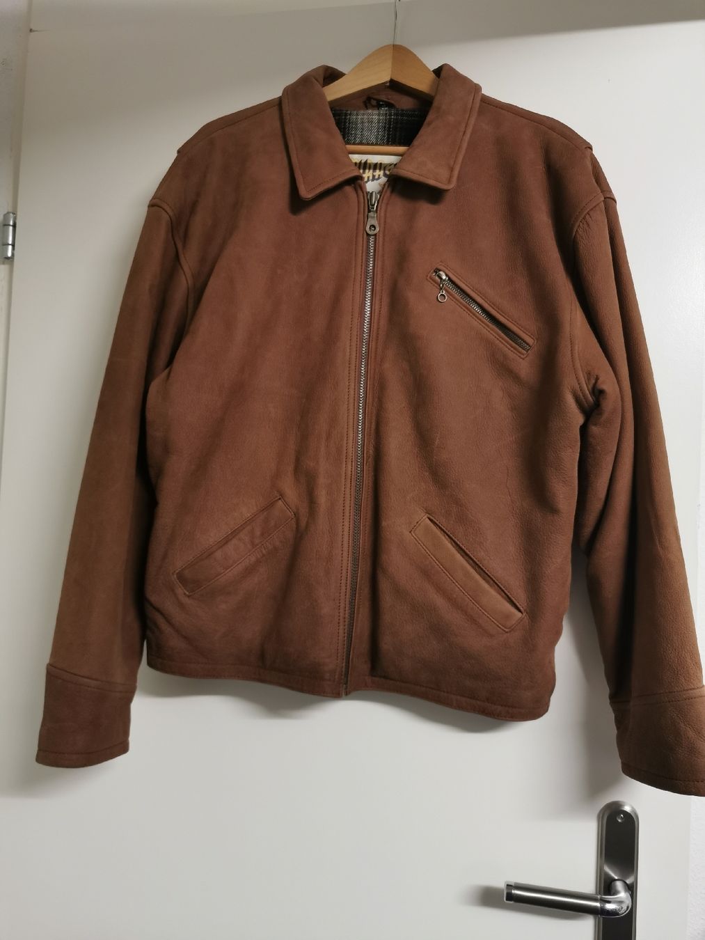 Giacche: Lederjacke cognacbraun Grösse S/M – Usato da Wittenbach venduto da Nnic