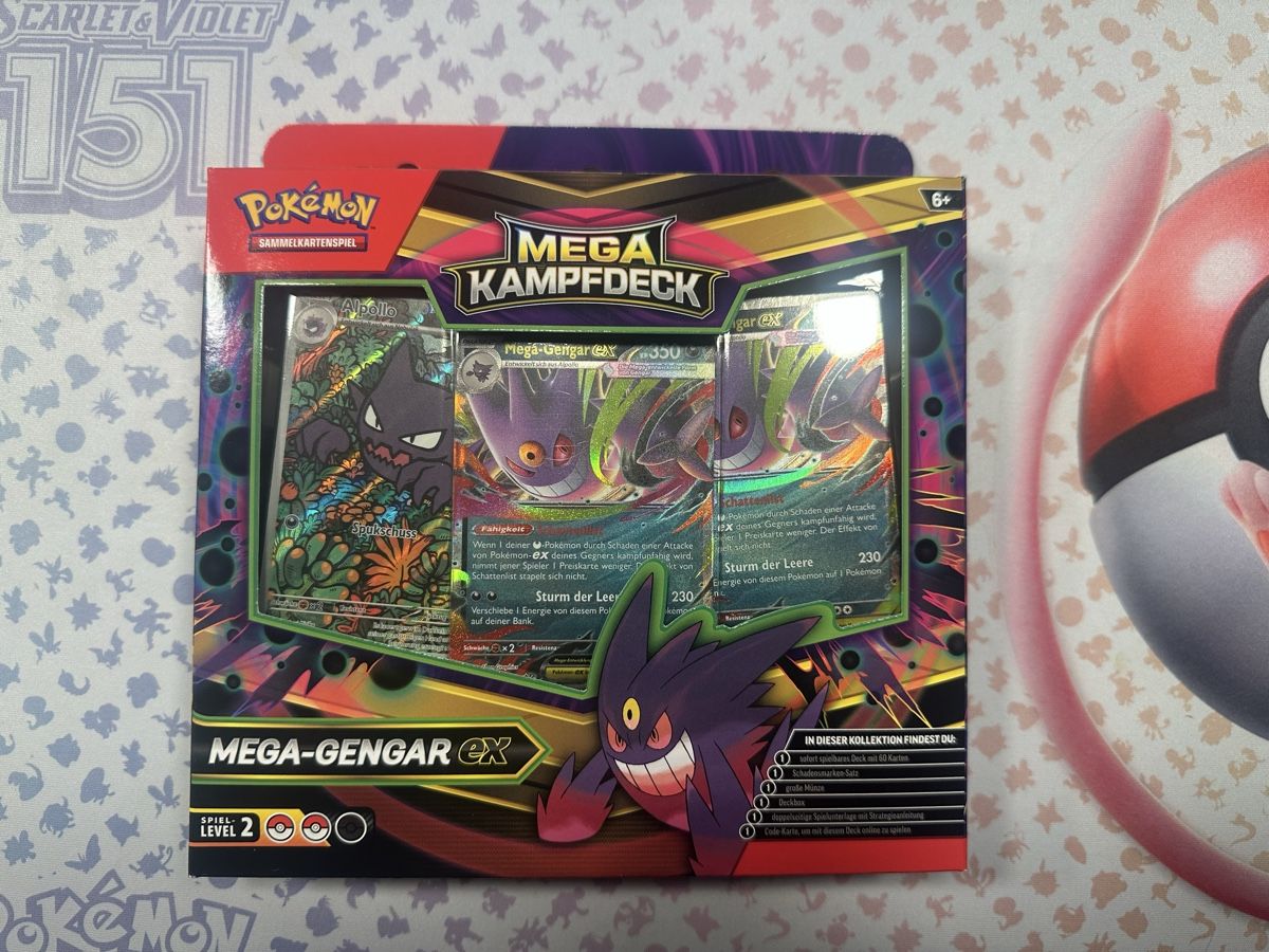 Pokémon Cartes à collectionner: Mega Kampfdeck Mega Gengar ex Seald Deutsch ab 1.-- – Neuf avec emballage d'origine à Recherswil par Nitschy